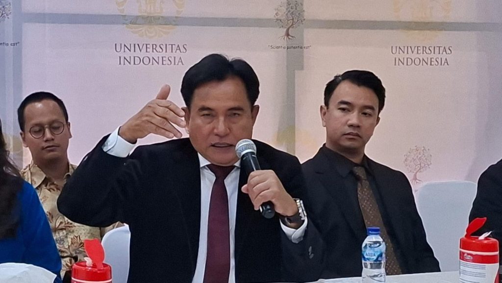 Yusril Minta Publik Tidak Hubungkan Prabowo dengan Kasus Febrie