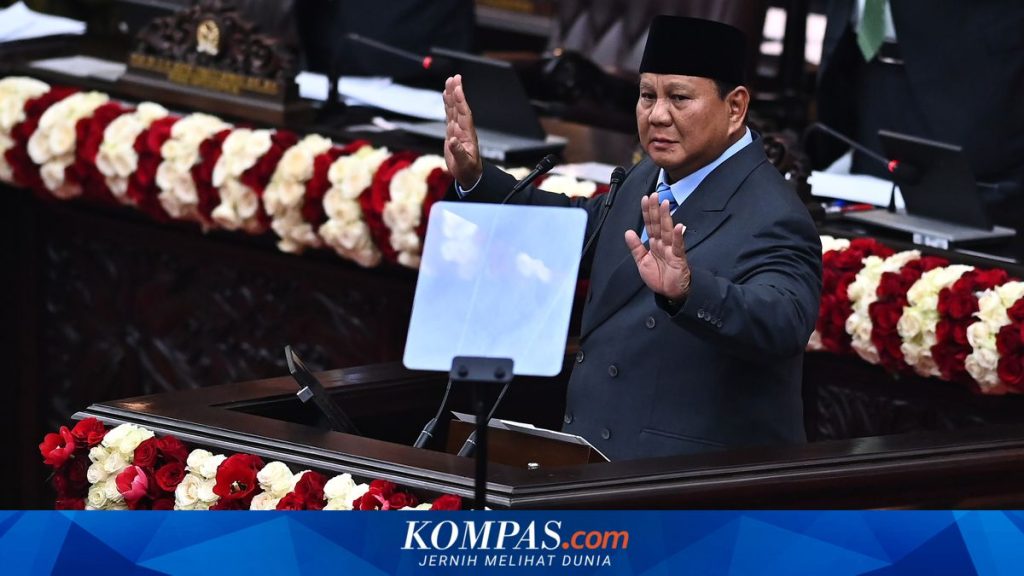Alasan Prabowo Membawa 8 Tamu Spesial ke Sidang Tahunan MPR, Begini Penjelasan Istana