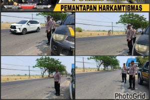 Antisipasi Kriminalitas dan Kecelakaan, Polsek Balerejo Laksanakan Patroli Strong Point di Jalur Madiun-Surabaya