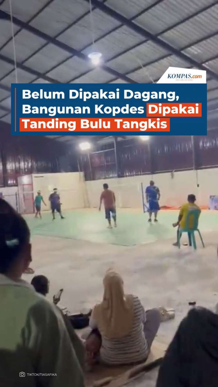 Bangunan Koperasi Desa Disulap Jadi Tempat Latihan Bulutangkis