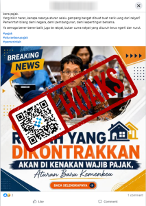 Bantahan Hoaks: Pajak Rumah Kontrakan 2027 Tidak Berlaku