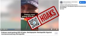 Bantahan Hoaks: Video Prabowo Marah Terkait Isu Pembakaran Gedung DPR