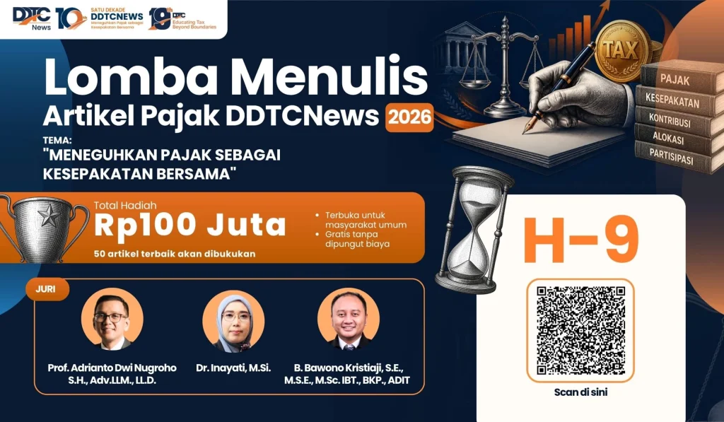 Batas Akhir 9 Hari! Raih Hadiah Rp100 Juta dari Lomba Menulis Pajak