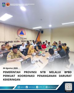 BPBD NTB Perkuat Sinergi Penanganan Darurat Kekeringan di Wilayah Provinsi