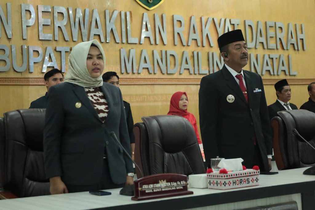 Bupati dan Wakil Bupati Mandailing Natal Ikuti Sidang Tahunan MPR dan DPR RI Secara Virtual
