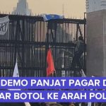 Demo di Depan Gedung DPR Ricuh, Massa Panjat Pagar dan Lempar Botol ke Polisi