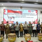 Dukung Deteksi Dini Penyakit, Kabiddokes Polda Bengkulu Hadiri Pencanangan GERTAK CKG Merah Putih