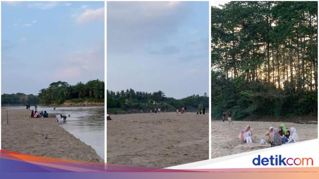 Fenomena Unik Kemarau: Sungai Way Kanan di Lampung Berubah Menjadi Pantai Dadakan