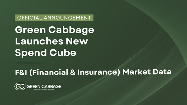 Green Cabbage Luncurkan Spend Cube untuk Data Pasar F&I (Finance & Insurance)