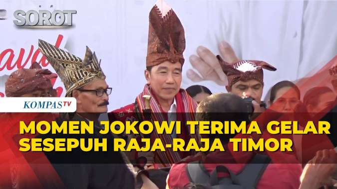 Jokowi Dapat Gelar Sesepuh Raja-Raja Timor dalam Kunjungan Politik ke NTT