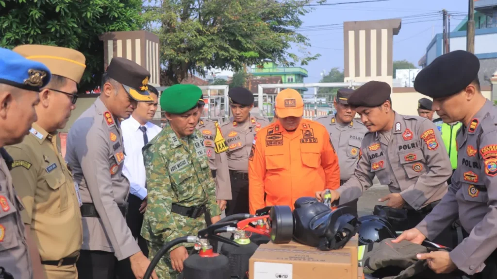 Kapolres Metro Pimpin Apel Kesiapsiagaan Hadapi Bencana Karhutla dan Kekeringan