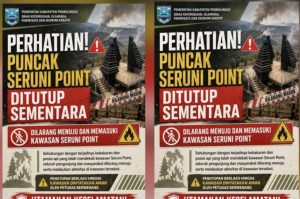 Kebakaran di Bromo Meluas, Puncak Seruni Point Ditutup Sementara