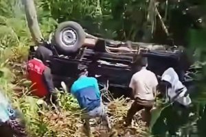 Kecelakaan Lalu Lintas Landa 12 Mahasiswa KKN Unhas di Bantaeng