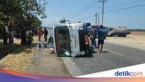 Kecelakaan Mobil Damkar di Polman: Terguling Saat Menuju Lokasi Kebakaran, Petugas Luka-luka