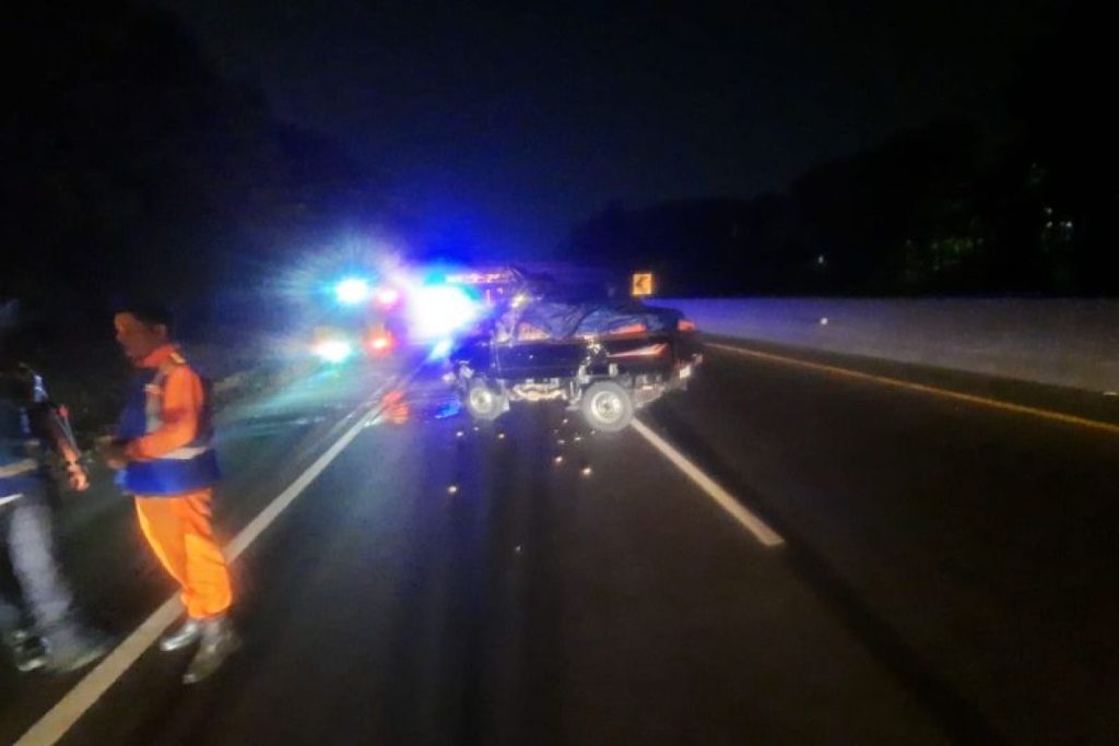 Kecelakaan Pikap di Tol Cipularang Purwakarta, Dua Orang Meninggal Dunia
