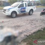Kecelakaan Tunggal di Palangka Raya: Seorang Pria Tanpa Identitas Ditemukan Tewas