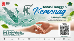 Kemenag Luncurkan Gerakan Donasi Kemanusiaan: Mari Perkuat Solidaritas untuk Korban Bencana