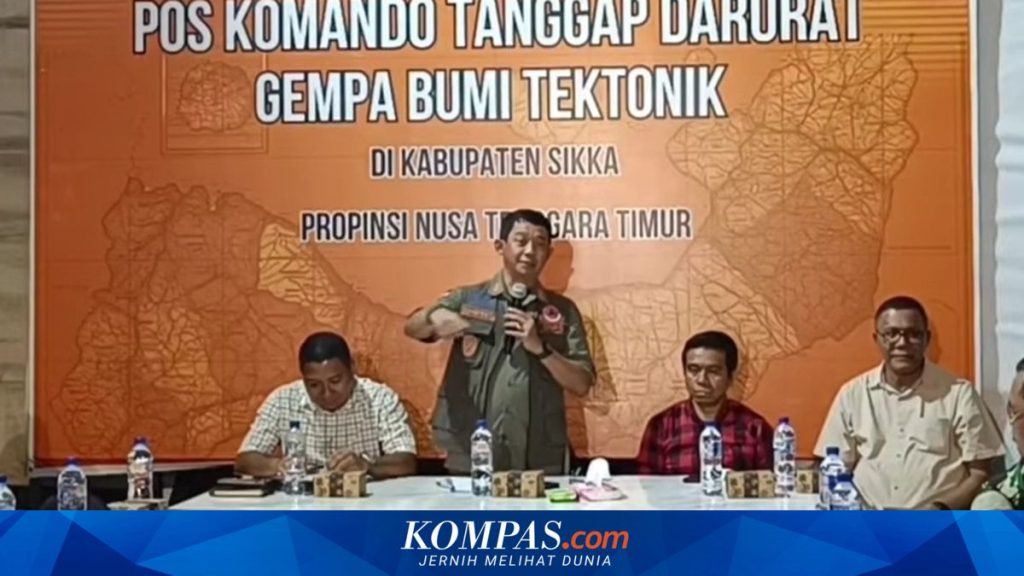 Kepala BNPB Imbau Satgas Gempa NTT Prioritaskan Penanganan Pengungsi Mandiri