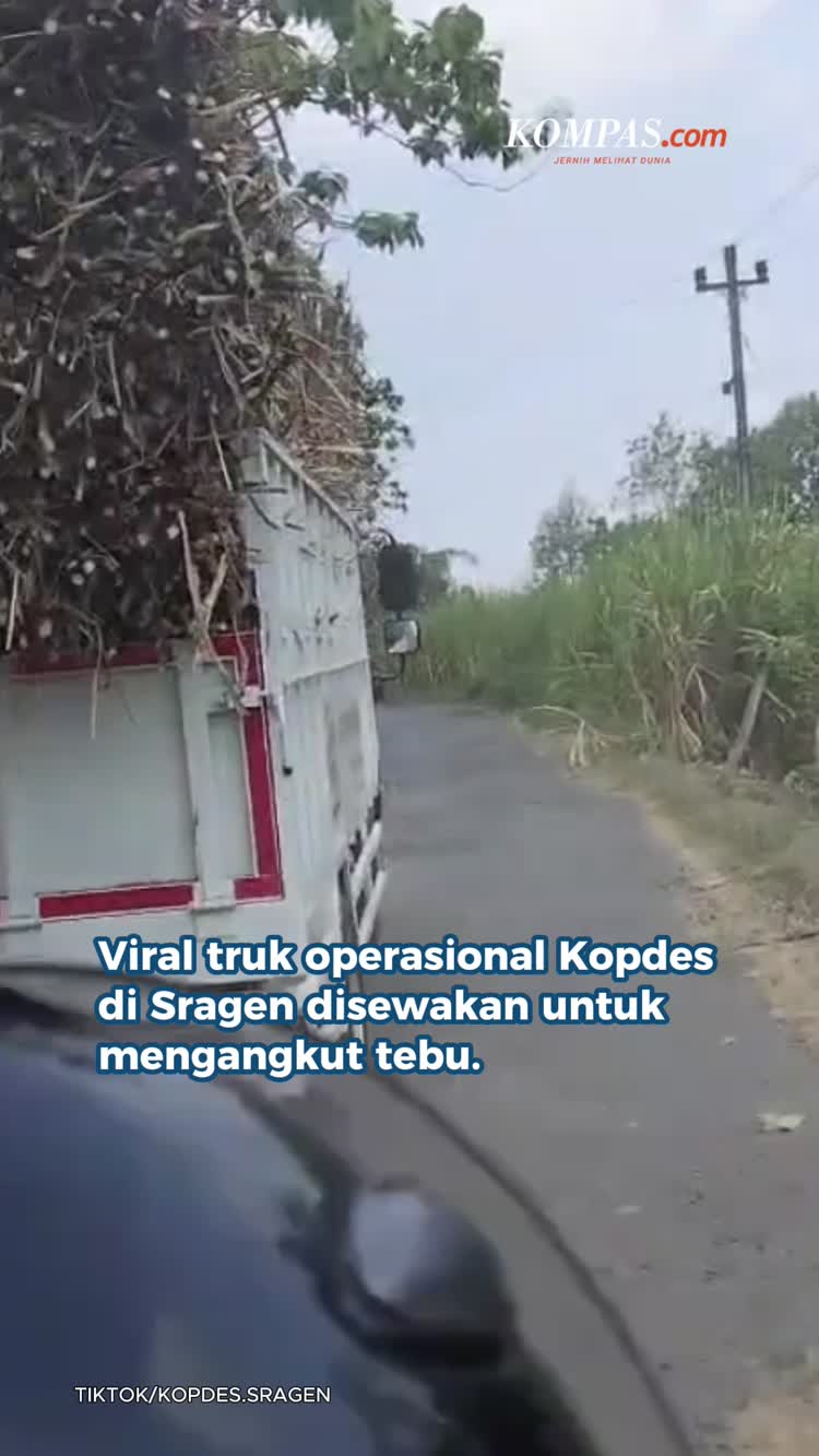 Ketua Kopdes Merah Putih Sragen Sewakan Truk untuk Angkut Tebu, Camat: Dia Sebenarnya Orang Kreatif