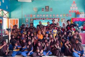 Mahasiswa KKN Ajarkan Mitigasi Bencana pada Siswa SD di Sidrap