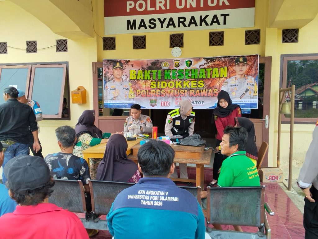 Menjaga Alam dan Napas: Polres Musi Rawas Gelar Bakti Kesehatan Cegah Karhutla
