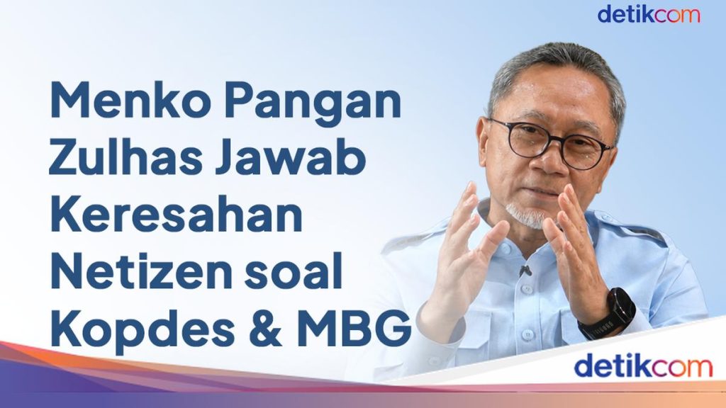 Menko Pangan Zulhas Tanggapi Kekhawatiran Publik soal Kopdes dan Program MBG