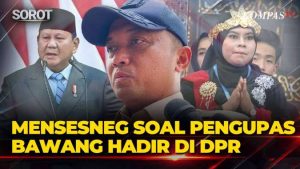 Mensesneg Angkat Bicara Soal Rencana Presiden Prabowo Hadirkan Pengupas Bawang dengan Gaji Rp700 Ribu per Kilogram di DPR