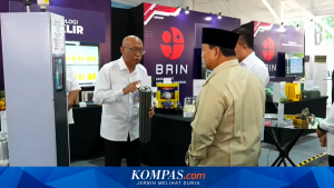 Momen Ilmuwan BRIN Matikan Mikrofon saat Laporan Nuklir ke Prabowo