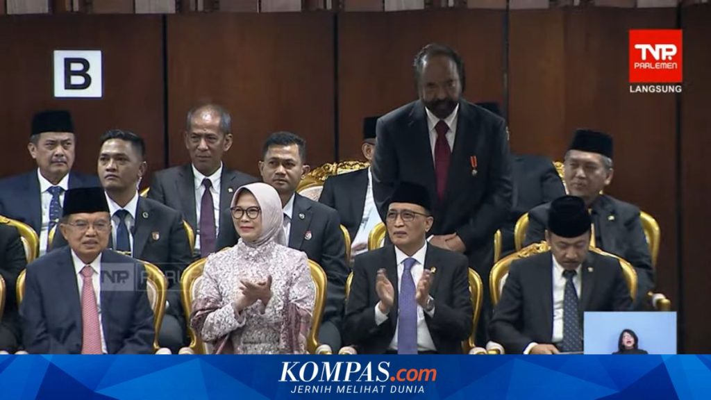 Para Ketua Umum Partai Politik Hadiri Sidang Tahunan MPR 2024