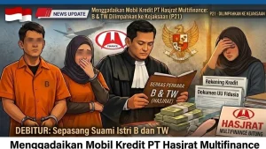 Pasutri di Bitung Diserahkan ke Kejaksaan usai Mobil Kredit Diduga Digadaikan