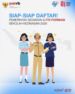 Pemerintah Siapkan 4.770 Formasi CPNS untuk Sekolah Kedinasan 2026