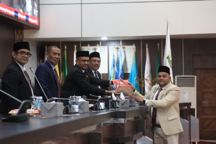 Pemprov Aceh Terima Masukan DPRA Terkait Laporan Pertanggungjawaban APBA 2025