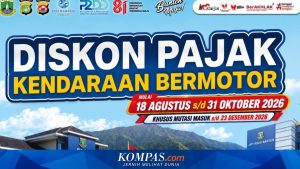 Pemutihan Denda Pajak Kendaraan di Tangerang Raya Mulai 18 Agustus 2026