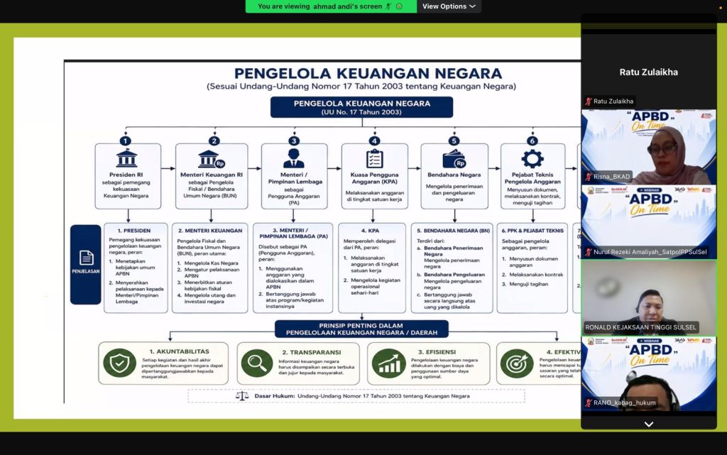 Perkuat Tata Kelola Keuangan Daerah, Webinar APBD On Time Tingkatkan Kompetensi ASN