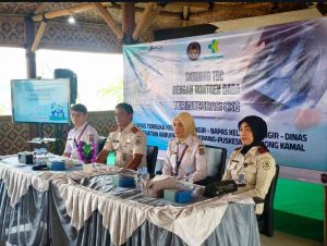 Petugas Bapas Kelas II Ciangir Antusias Ikuti Pemeriksaan Kesehatan Gratis