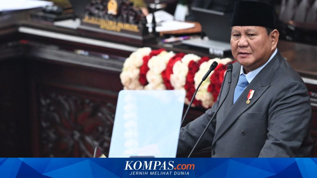 Pidato Kenegaraan Prabowo di Sidang Tahunan MPR 2026: Isi Lengkap dan Poin Penting