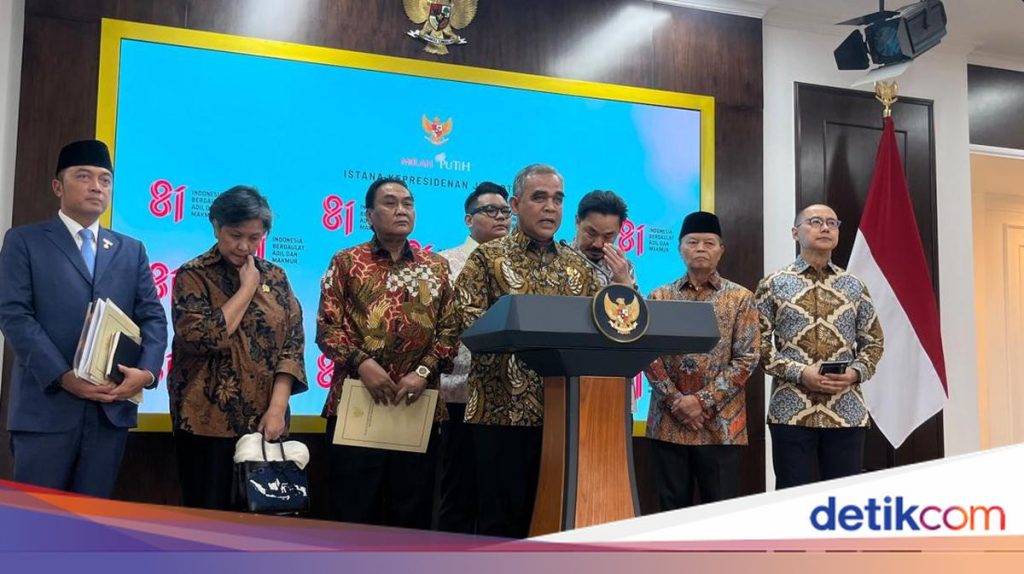 Pimpinan MPR Temui Prabowo di Istana, Serahkan Konsep Pokok-Pokok Haluan Negara