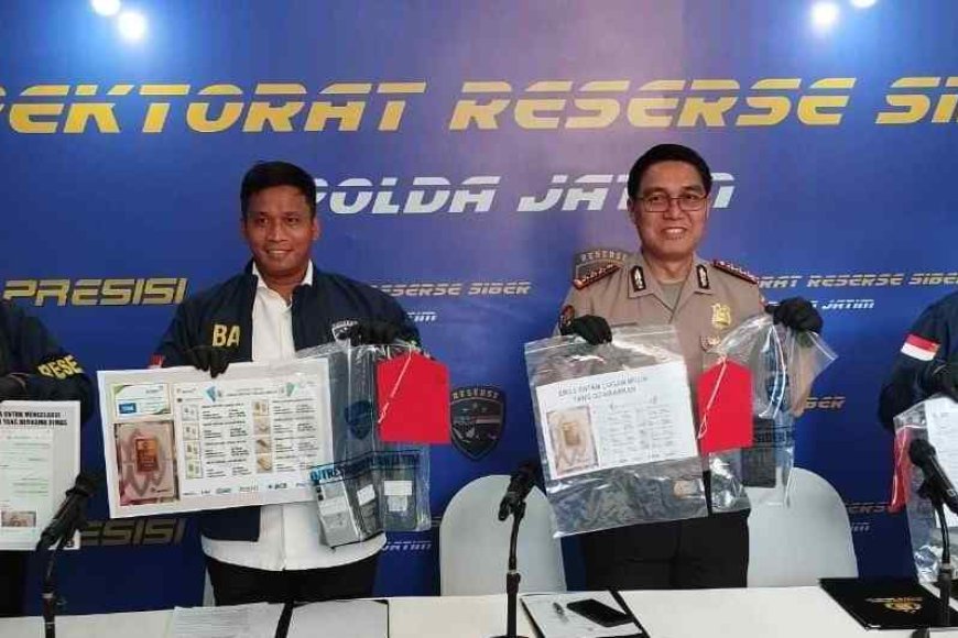 Polda Jatim Ungkap Jaringan Penipuan Jual Emas Murah, Lima Tersangka Termasuk Narapidana Diamankan