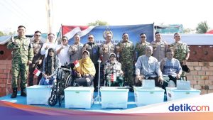 Polda Sumsel Adakan Bakti Sosial dan Pelayanan Kesehatan untuk Masyarakat Banyuasin