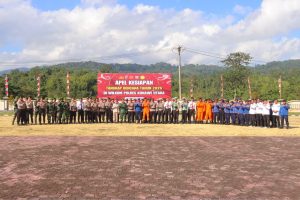 Polres Konawe Utara Siap Siaga Hadapi Bencana 2026: Apel Kesiapan Tekankan Sinergi Antisipasi Karhutla dan Cuaca Ekstrem