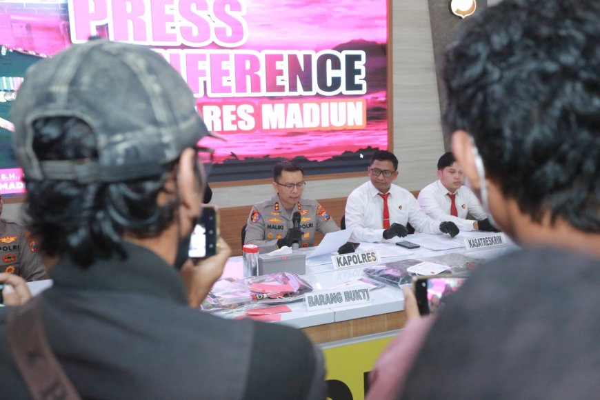 Polres Madiun Bongkar Penipuan Berkedok Asmara, Kerugian Capai Rp8,5 Juta