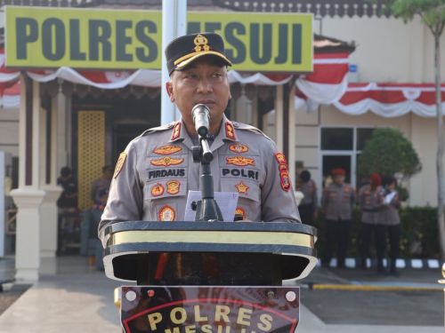 Polres Mesuji Gelar Apel Kesiapsiagaan Antisipasi Karhutla