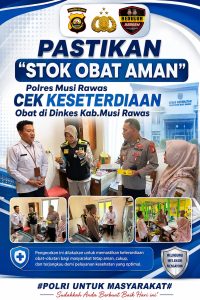 Polres Musi Rawas Pastikan Ketersediaan Obat dan Logistik Kesehatan di Dinkes