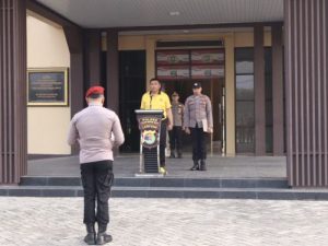 Polres Tulang Bawang Barat Adakan Apel Pagi dan Olahraga Bersama