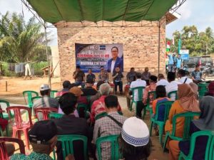 Polsek Abung Semuli Kawal Ketat Kunjungan Reses Anggota DPR RI Marwan Cik Asan di Lampung Utara