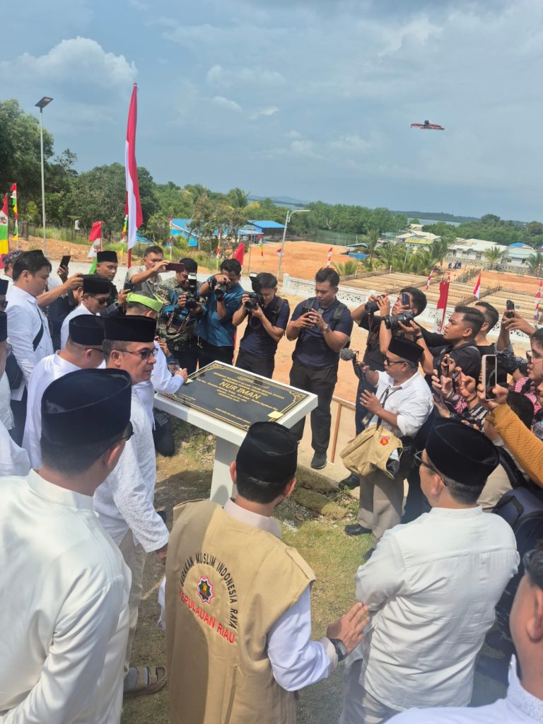 Polsek Belakang Padang Kawal Peresmian Ponpes Nur Iman oleh Ketua MPR RI