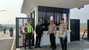 Polsek Bungursari Kawal Kegiatan Employee Gathering Tiga Perusahaan Otomotif di Kawasan KIIP