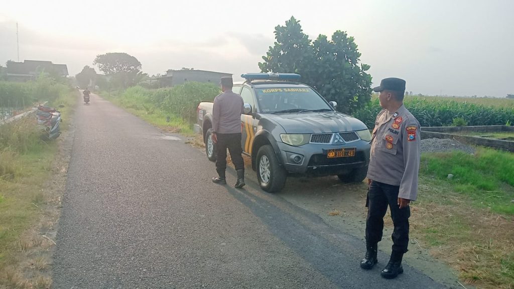 Polsek Wonodadi Gencarkan Patroli Preventif Cegah Kriminalitas dan Kecelakaan Lalu Lintas