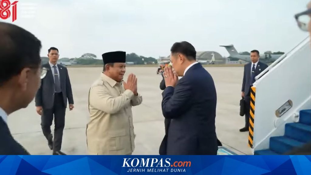 Prabowo Antar Langsung Kepergian PM Thailand Anutin Charnvirakul dari Indonesia