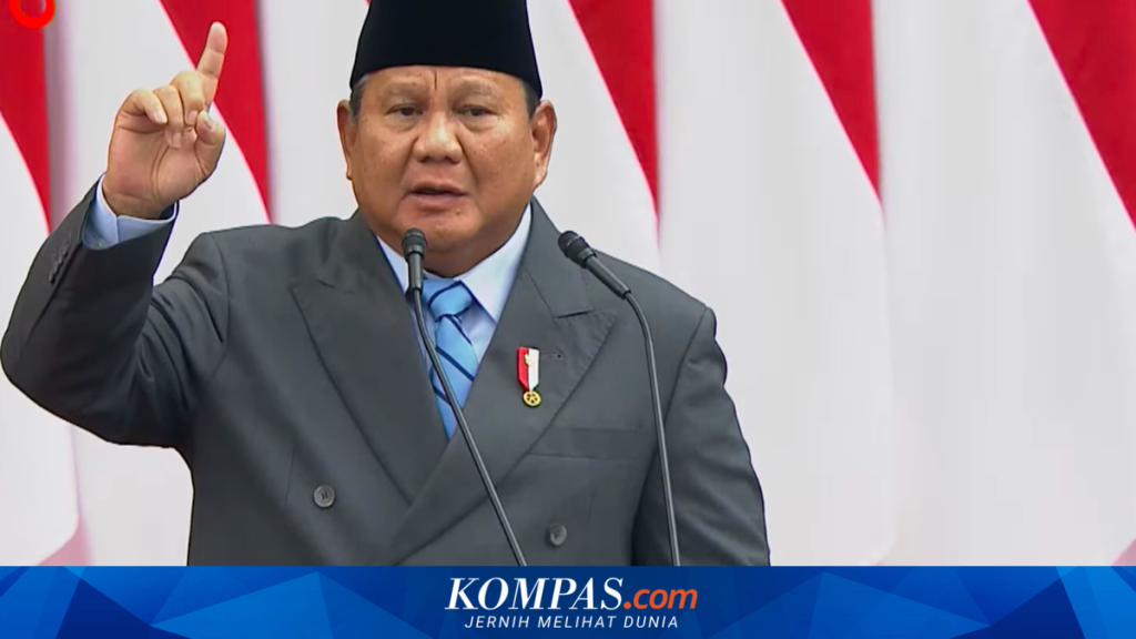 Prabowo: Berantas Korupsi Tanpa Pandang Bulu Demi Keadilan